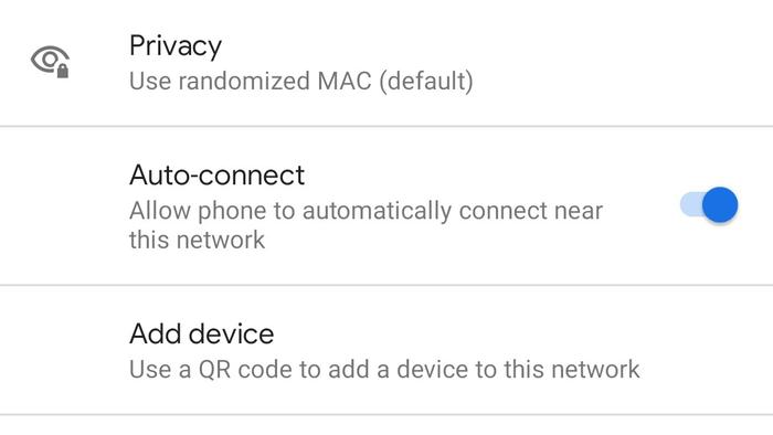 “自动连接”开关,图源 Androidpolice