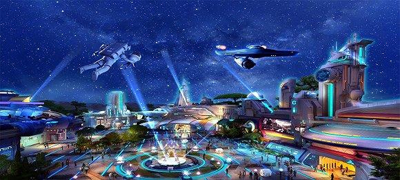 恒大童世界-穿越太空区效果图