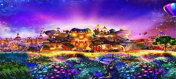 恒大童世界-神秘古国区效果图
