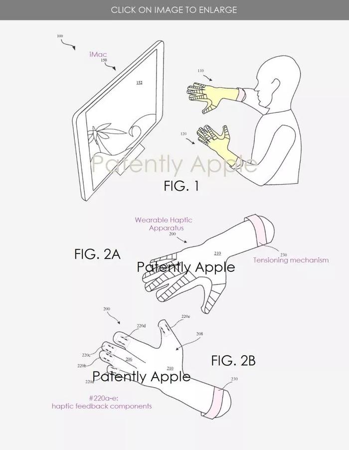 1.13 VR扫描：三星展示手机隔空手势键盘方案；苹果VR手势触控手套专利公布