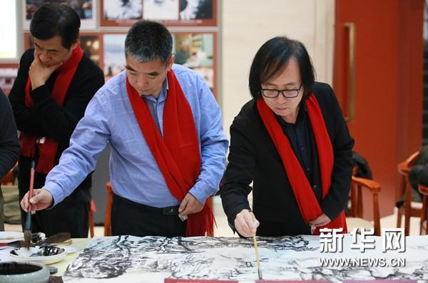 “我们的中国梦·文化进万家”中国美协志愿服务走进新华社
