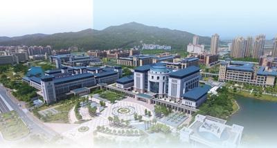 澳门大学横琴校区鸟瞰图。 资料图片