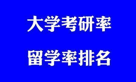 中国重点大学考研率统计：清华北大，北航、复旦交大…你的大学？