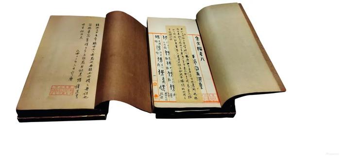 ▲容庚 金文编手稿 四册 纸本墨笔 中山大学古文字研究所藏