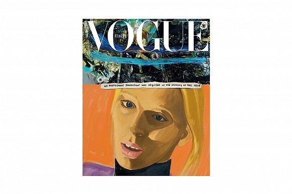 意大利版《Vogue》2020年1月刊封面 图片来源:Vogue
