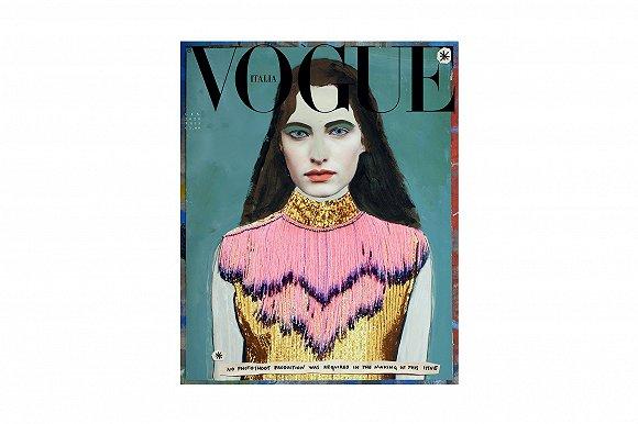 意大利版《Vogue》2020年1月刊封面 图片来源:Vogue