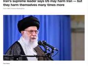 伊朗最高领袖：美国可能会伤害伊朗 但他们自损更多