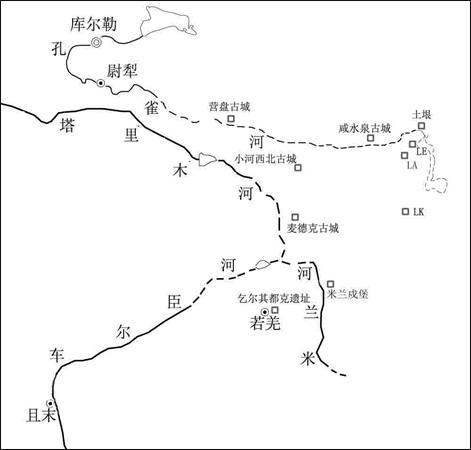 图37 咸水泉古城位置