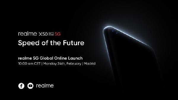 realme X50 Pro定档2月24日发布