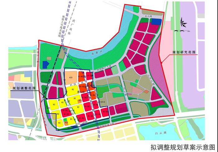 白云湖数字科技城控规调整，物流园区拟变身商住用地