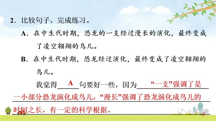 送！统编语文四年级下册第6课《飞向蓝天的恐龙》图文讲解+课文朗读+知识点+同步练习