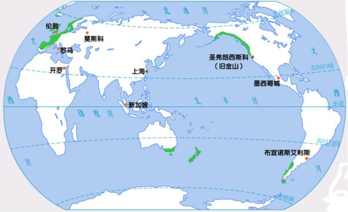 【高清收藏】高中地理各种气候类型分布图（高清版）汇总！