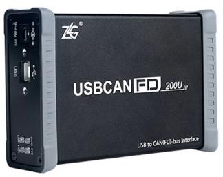 图 13 USBCANFD-200U接口卡示意图