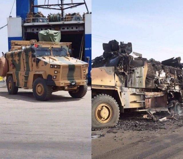 ▲反政府武装的装甲车,多为土耳其制造