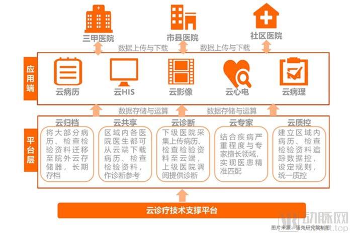 云诊疗服务功能示意图