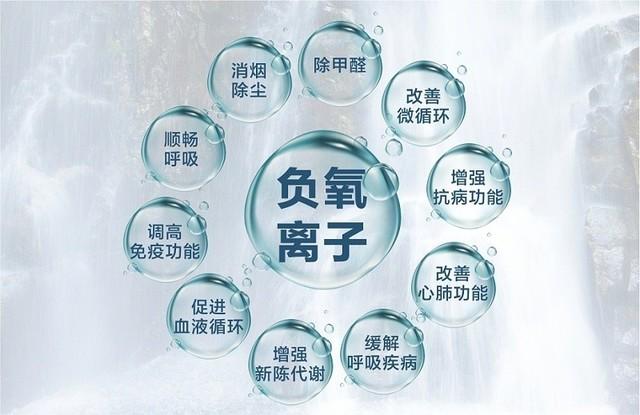 负氧离子对人体益处多多