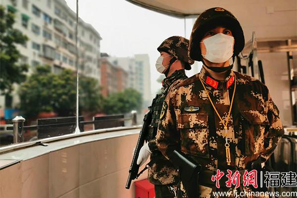 武警福建总队三明支队官兵春节期间“战疫情”见闻