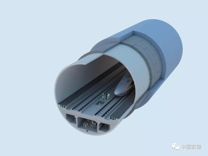 非火灾工况隧道内停车疏散效果图