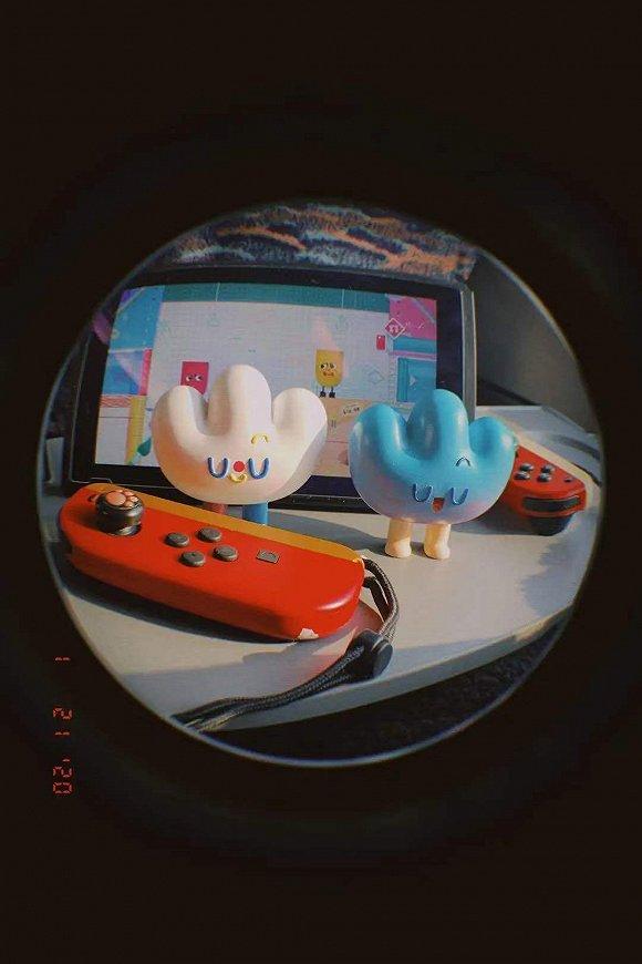 刺球的手涂作品