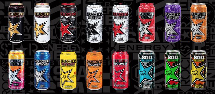 Rockstar 部分产品,图片来自官网