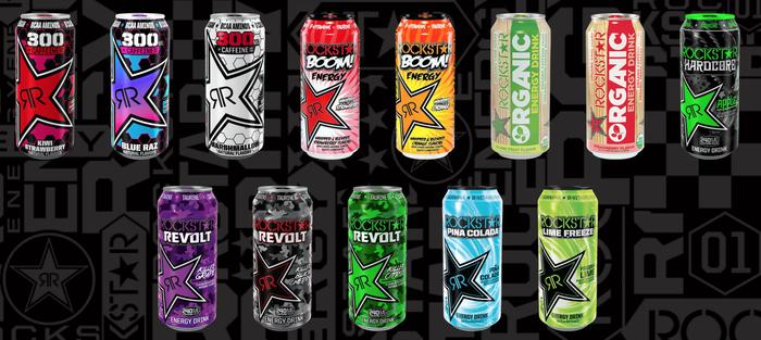 Rockstar 部分产品,图片来自官网