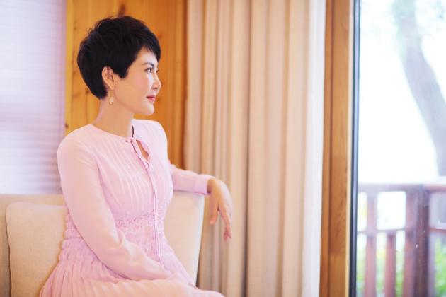 (张德芬空间创始人 张德芬女士接受记者采访)