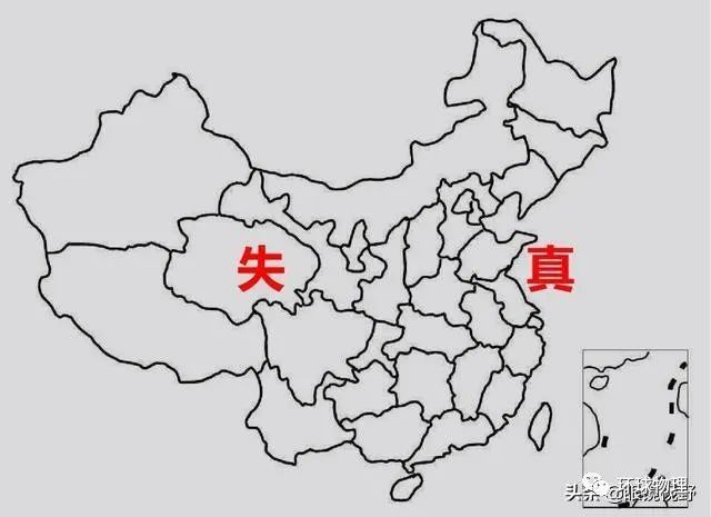 一组图直观呈现中国各省真实大小对比，眼见不一定为实！