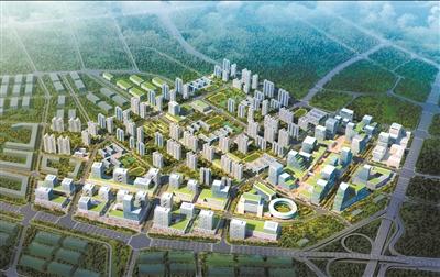 广龙地块规划效果图。