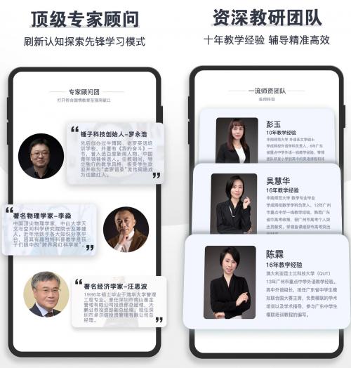 顶级专家顾问及资深教研团队