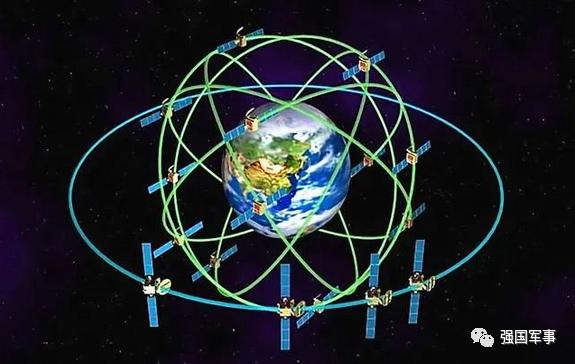 图为北斗卫星系统