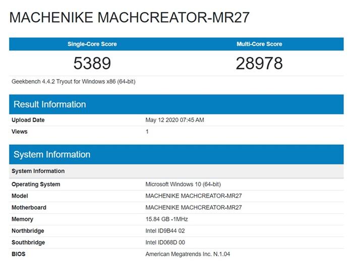 ▲Geekbench 4