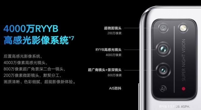 荣耀X10后置三摄