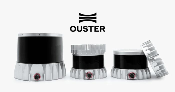 雷锋网注:上图为 Ouster 激光雷达产品
