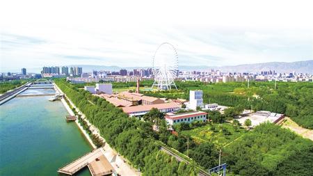 武威市城区天马湖畔