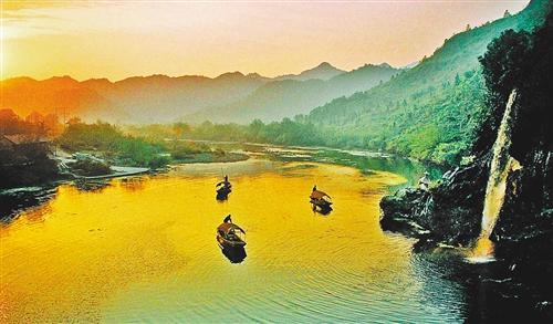 图为安徽石台县秋浦河风景。邓 柱摄(中经视觉)