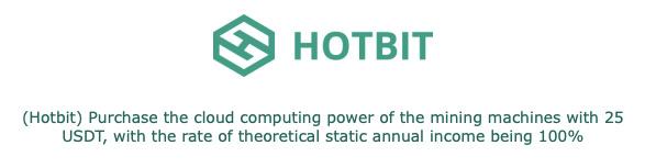 Hotbit: Cloud Mining Deceptive Advertisement