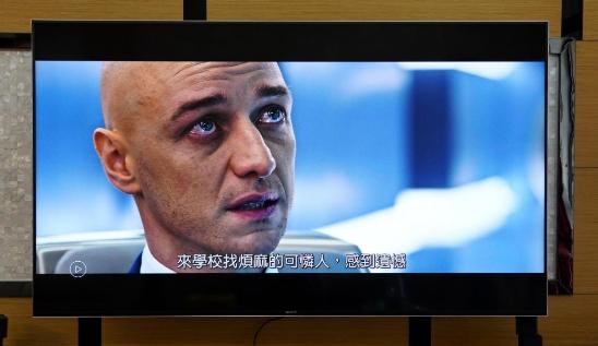 X9000H图像模式设置为“电影”