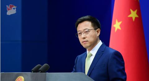 ▲外交部发言人 赵立坚