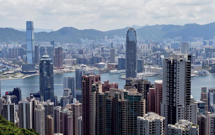图为香港维港两岸(图源:东方IC)