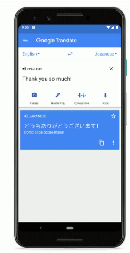 图:带有翻译功能的Google Maps。
