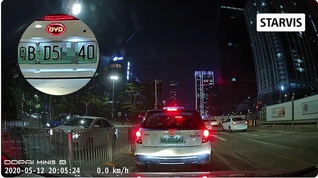 盯盯拍mini5夜晚实际拍摄画面