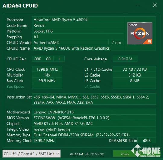 AIDA64 CPUID