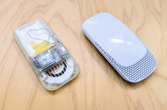 ▲ 左:Reon Pocket 的原型机;右:商品化型号