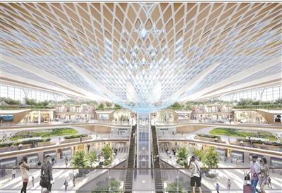 T3航站楼现阶段室内效果图
