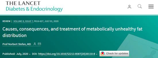 截图来源:The Lancet Diabetes & Endocrinology