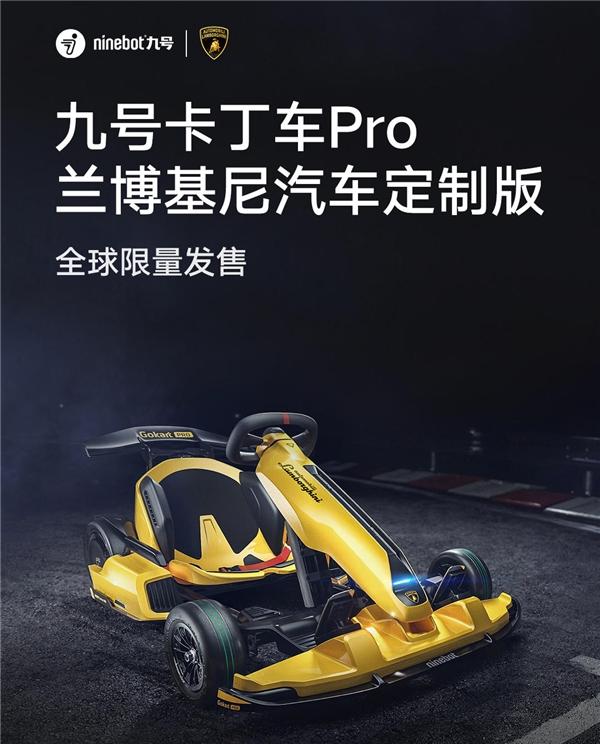 (图:九号卡丁车Pro兰博基尼汽车定制版)