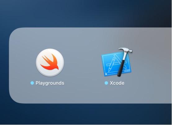 ▲Swift playgrounds 和 Xcode