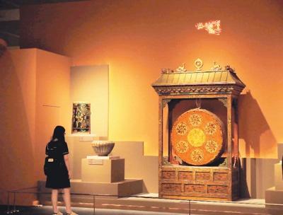 “天地同和——中国古代乐器展”现场 杜建坡摄/人民视觉