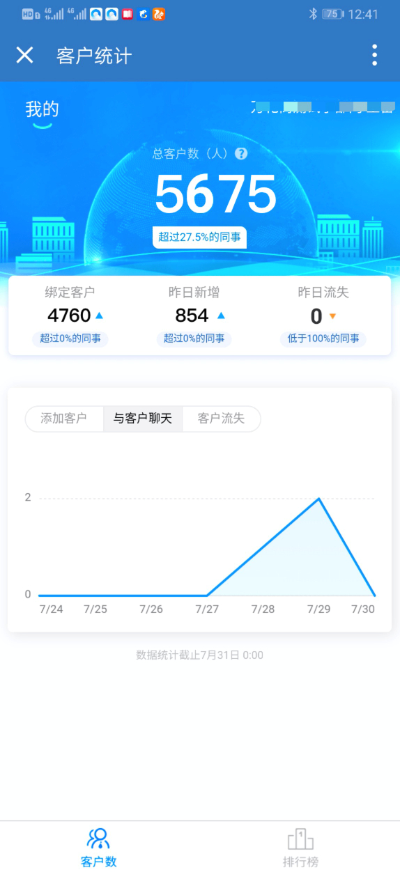 图6 客户管理页面