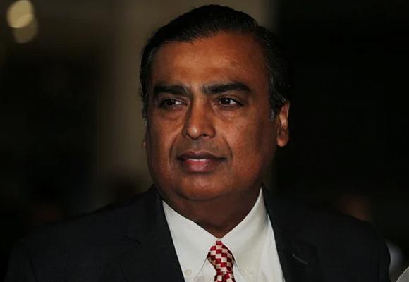 ▲印度信实工业集团董事总经理穆克什·安巴尼(Mukesh Ambani)
